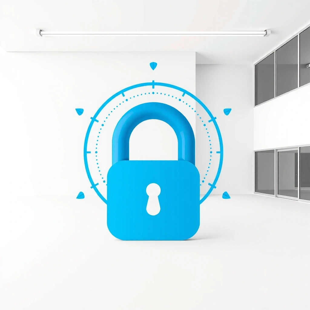 Privacy and security background illustration